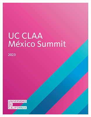 UC CLAA Mexico Summit agenda cover