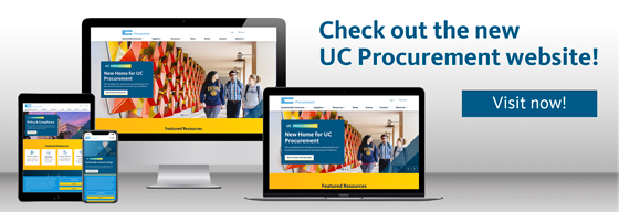 UC Procurement new website
