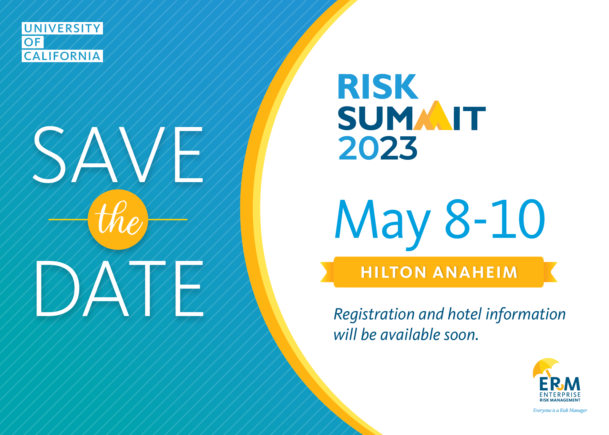 Risk Summit Save the Date 2023