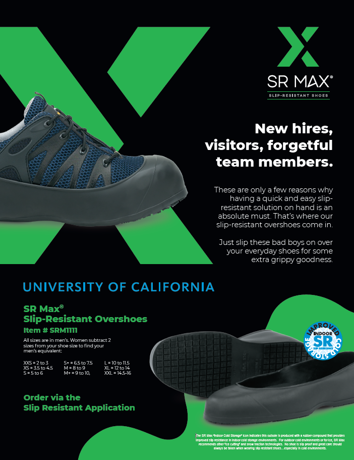 UC Slip-Resistant Footwear Program | UCOP